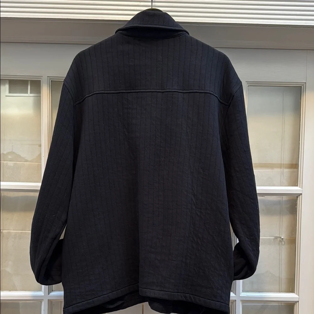 Goodfellow & Co Black Quilted Shacket (Shirt Jacket) - Picture 4 of 4